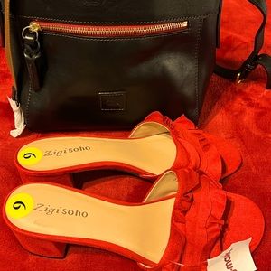 New Red size 9 Sandals